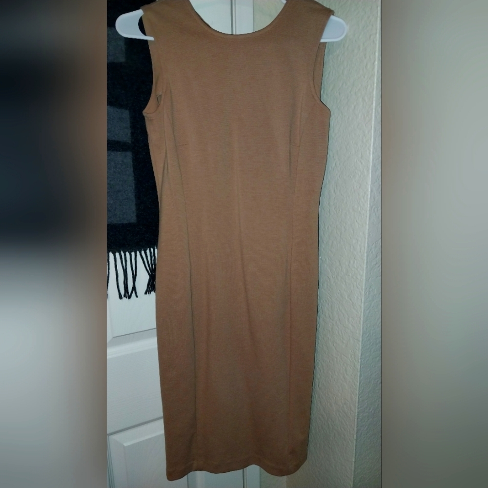 COPY - Tan dress sz2 mid length